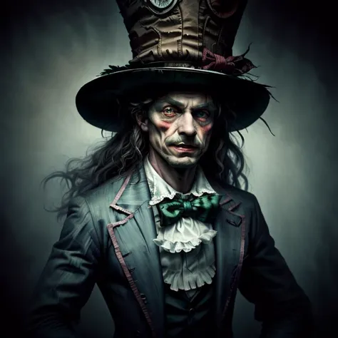 <lyco:DonMn1ghtm4re-000015:1.0> mad hatter, detailed