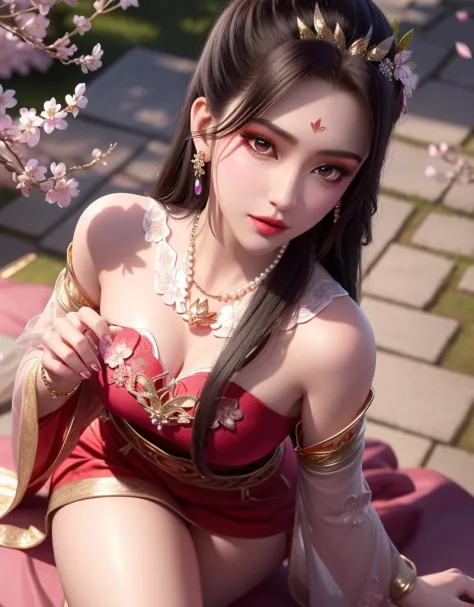 (,1girl, pov,best quality, ) , ((, jewelry, earrings, necklace, looking at viewer,  facing viewer, outdoors,  cherry blossoms,   ))       <lora:DA_BaiHeHuai:0.7>
ultra realistic 8k cg, flawless, clean, masterpiece, professional artwork, famous artwork, cinematic lighting, cinematic bloom, perfect face, beautiful face, fantasy, dreamlike, unreal, science fiction, lace, lace trim, lace-trimmed legwear, luxury, jewelry, diamond, gold, pearl, gem, sapphire, ruby, emerald, intricate detail, delicate pattern, charming, alluring, seductive, erotic, enchanting, hair ornament, necklace, earrings, bracelet, armlet,halo,autumn leaves,