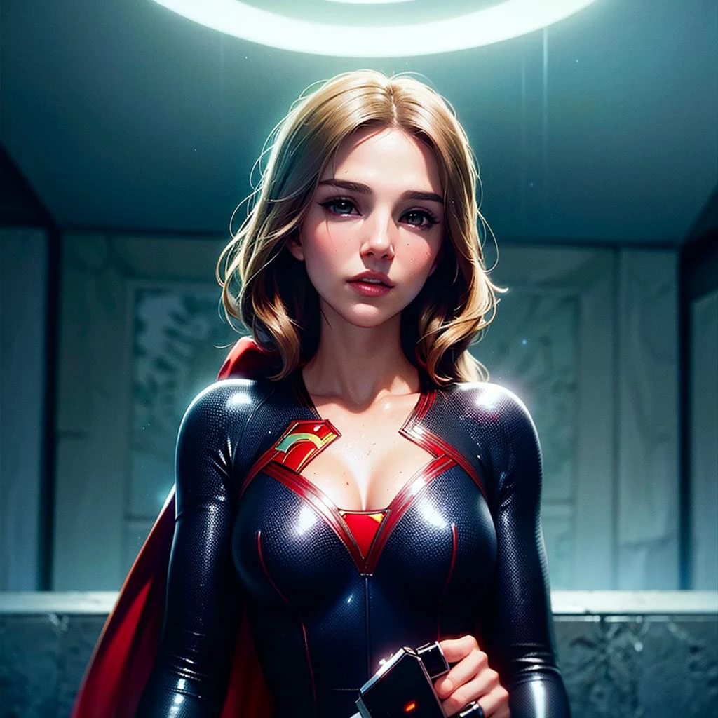 Natalie Portman, 1fille,Super Girl, pluie, chef-d&#39;œuvre, tendance sur art station,  Moteur irréel, tendance sur deviantart, NSFW, par Greg Rutkowski