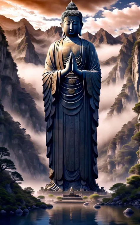 東方佛像 Oriental Buddha Statue Scenery