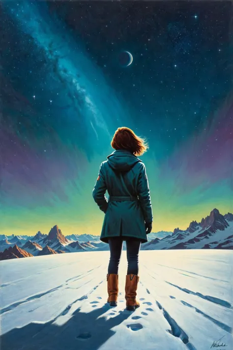 by  Monika Macdonald  and  Tim Doyle  in the style of  Jessica Rossier , oil pastel<lora:oil_pastel:1.00>,   1950s <lora:art_fra...