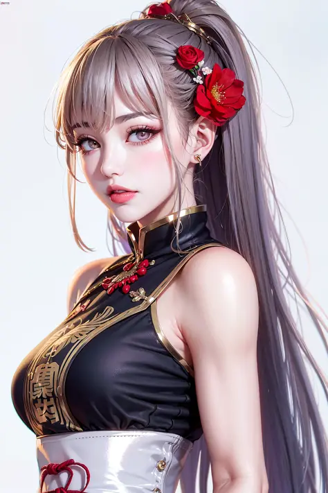 1 girl, (shiny skin: 1.5), (extreme skin glow: 1.4), (strong light contrast: 1.5), (sunlight projection on face: 1.5), (extreme light change), (gorgeous costume: 1.5), (detailed face and eyes: 1.3), (colored eyes: 1.5), upper body, Chinese costume, Chinese...