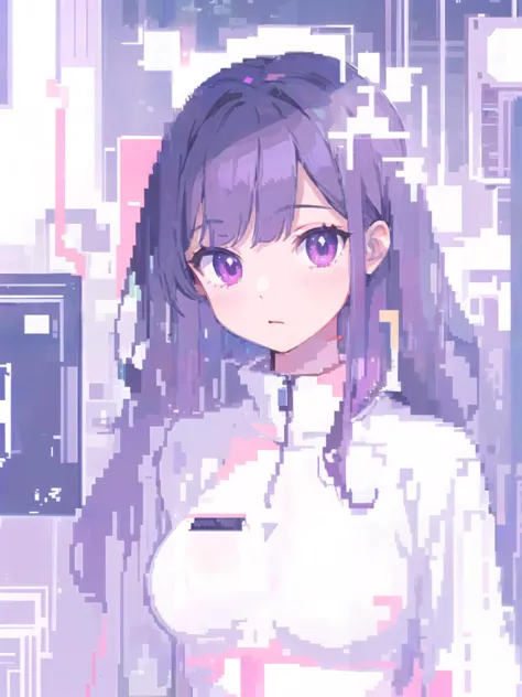 masterpiece, best quality, highres, 1girl,high quality illustration, (1girl:1.6),
BREAK
Extraordinary Library, Luminous Planet,Trendsetting Forgiveness,
BREAK
glitch art, digital distortion, pixelated fragments, data corruption, colorful noise, visual chaos, contemporary aesthetics ,