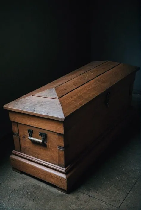 ((sarcophagus casket catafalque pall funerary box pine box
pine drape inside casket coffin))(epic dramatic missing still photo f...