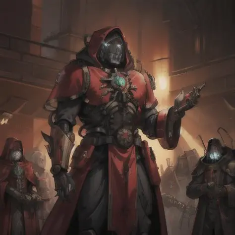 The Adeptus Mechanicus, a member of the cult of machines and technology in the Warhammer 40,000 universe, is usually depicted we...