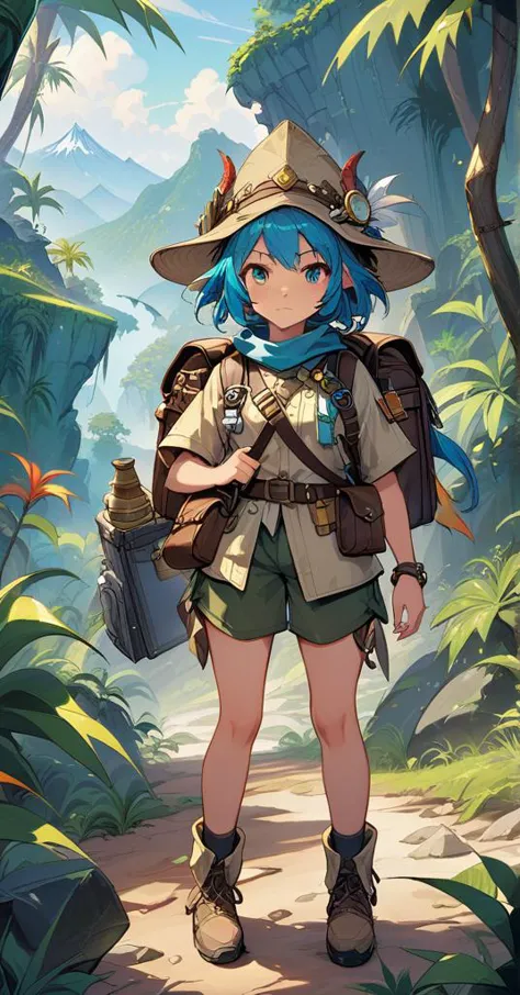 Elements: Explorer hats, compasses, maps, backpacks
Scene: Jungles, mountains, deserts, ancient ruins
Little Dragon Girl: Adventurous outfit, determined expression, holding exploration gear