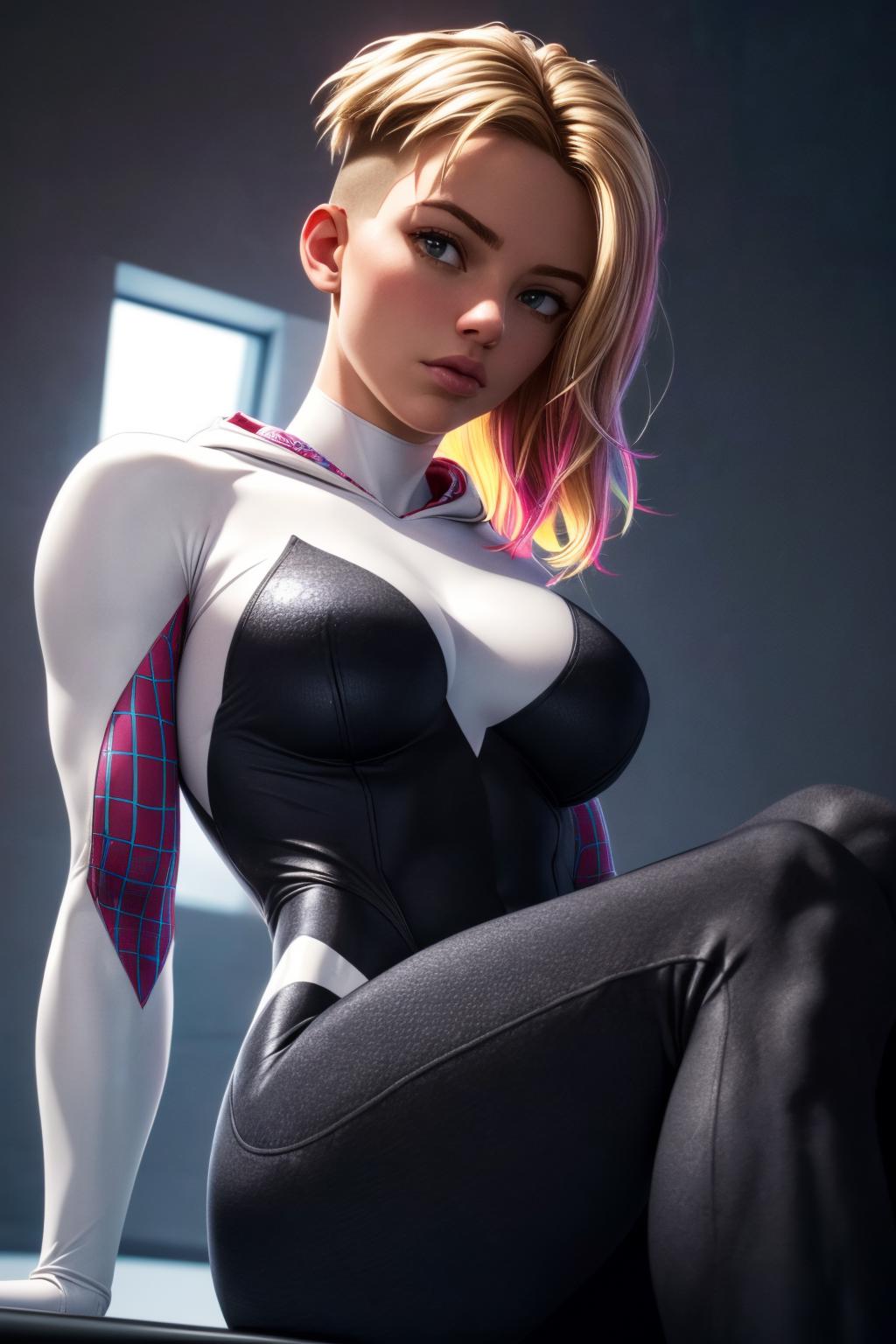 HUGE ASS))) Vanessa Kirby in spiderman suit, skinny, slim thick - SeaArt AI