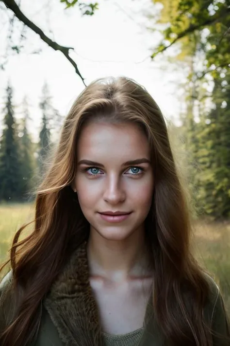 <lora:AlinaKova:1>, full color portrait of a young woman, in a latvian strret, smile, natural light, epic character composition,...