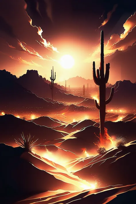 Phoenix Desert<lora:EnvyDramaticLightingXL01:1>