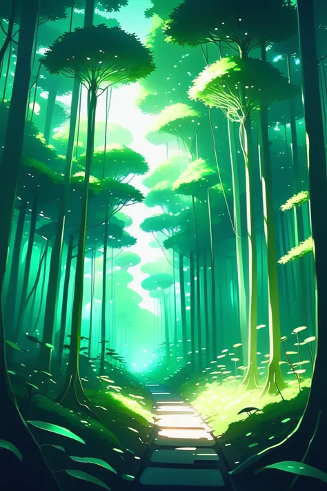Sclerophyll Forest<lora:EnvyDramaticLightingXL01:1>