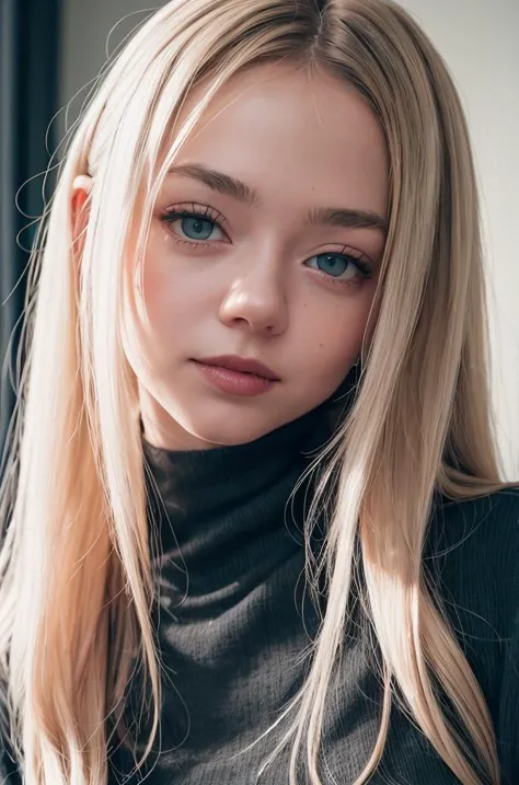 portrait détaillé et réaliste de la belle (Alice01-100), Sexy, 25 ans, blond_cheveux, bleu_yeux, Long_cheveux, fermé_bouche, Lèvres, sourire, bijoux, wearing a black sweàer turtleneck, regarder_à_téléspectateur, tourné à l&#39;extérieur, soft nàural lighting, Photographie de portrait, photographie magique, dramàic lighting, réalisme photographique, ultra-détaillé, intimàe portrait composition, Leica 50mm, F1. 4,  