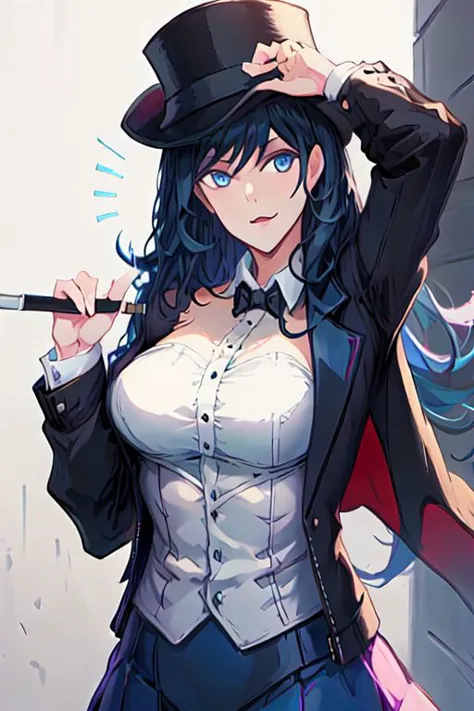 fakemb, zatanna_bareshoulder_ownwaifu, zatanna_jacket_ownwaifu