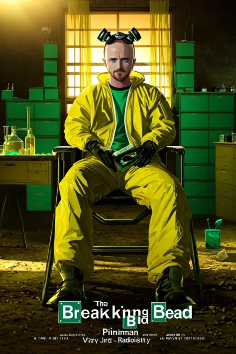 breaking bad,  aaron paul as jessie pinkman,
8k, vray, radiosity, HDR, perfect light, masterpiece, high resolution, illustrate a...