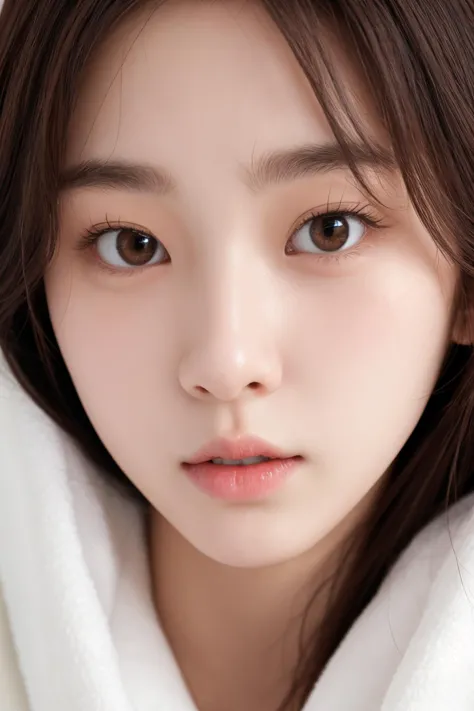 masterpiece, expert composition, 1girl, very attractive korean teen, close-up face eye_contact, looking_at_viewer, , premium con...