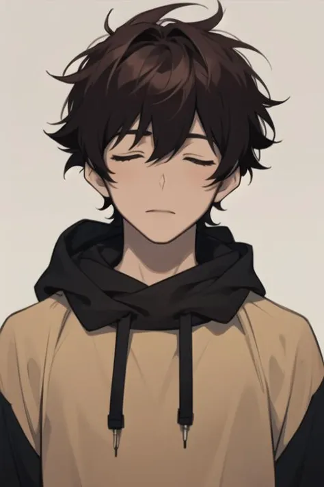 a man with a hoodie and a black hoodie