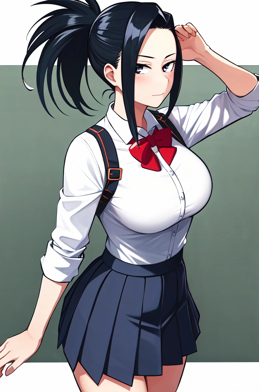 Horikoshi Kouhei Absurdres Boku No Hero Academia Highres Solo Yaoyorozu Momo School 6423