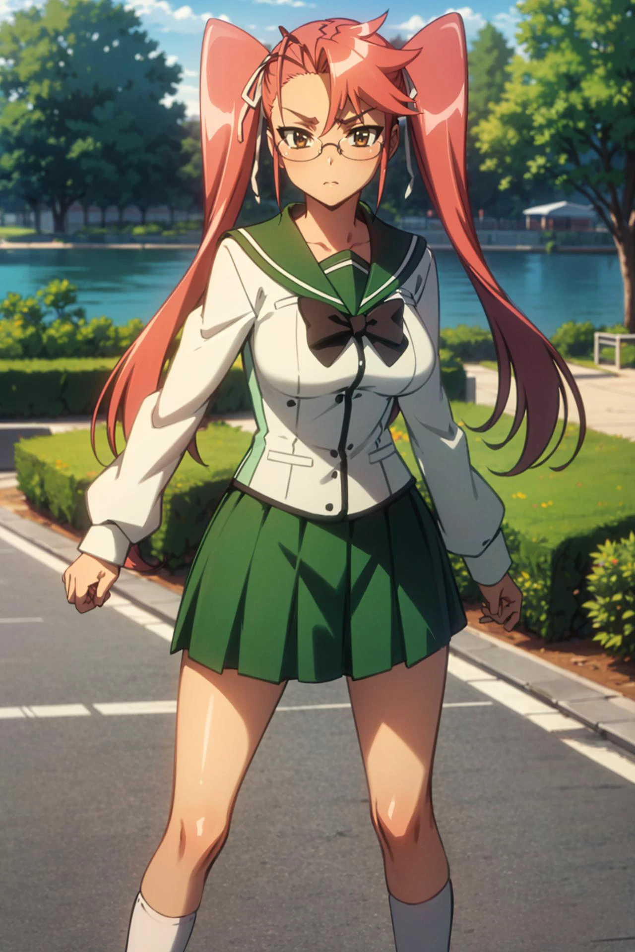 Saya Takagi / 高城 沙耶 ( Highschool of the Dead / HOTD / Gakuen Mokushiroku )  Anime Design - SeaArt AI модель