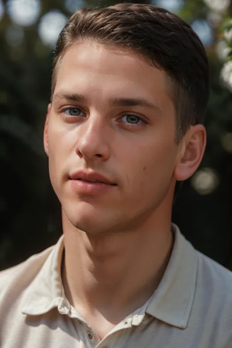 RAW Photo, DSLR , epiCRealism, (male focus), 1boy, corporate professional portrait photograph of jeremy_penn in a polo shirt, <lora:Jeremy_Penn-09:1>, deep photo, depth of field, Superia 400, bokeh, realistic lighting, professional colorgraded