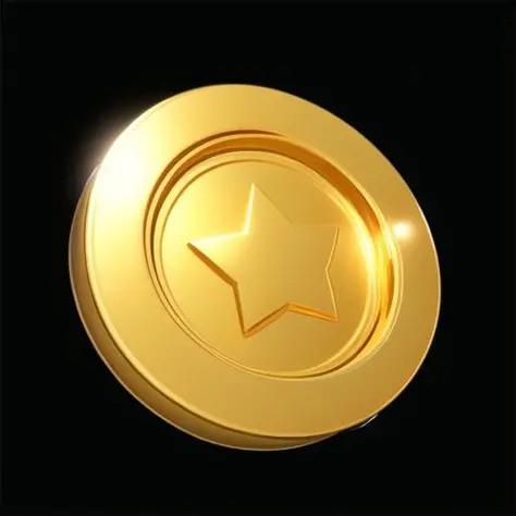 A gold coin with an engraved rose on it,(masterpiece, top quality, best quality, official art, beautiful and aesthetic:1.2),Game ICON, masterpieces, HD
Transparent background, 3D rendering
2D, Blender cycle, Volume light,
No human, objectification, fantasy...