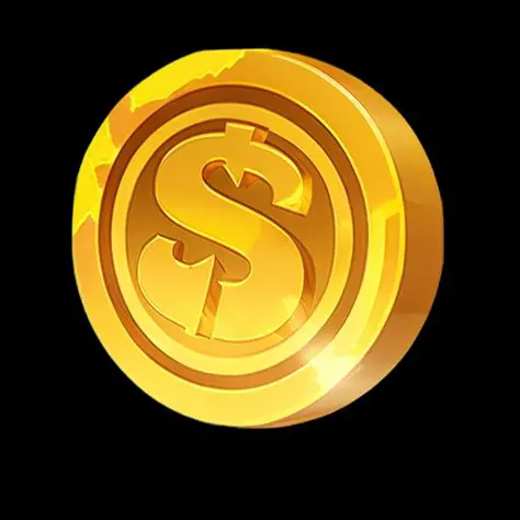 A gold coin with an $ on it, (masterpiece, top quality, official art, beautiful and aesthetic:1.2), Game ICON, masterpieces, HD Transparent background, Blender cycle, Volume light, No human, objectification, fantasy, Negative prompt, best quality,<lora:jin...