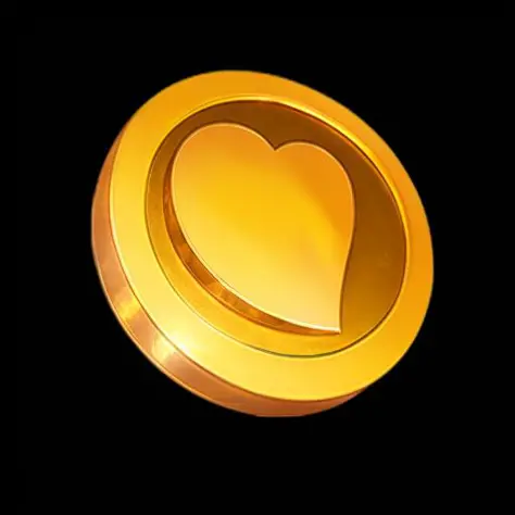 A gold coin with an heart on it, (masterpiece, top quality, official art, beautiful and aesthetic:1.2), Game ICON, masterpieces, HD Transparent background, Blender cycle, Volume light, No human, objectification, fantasy, Negative prompt, best quality,<lora...