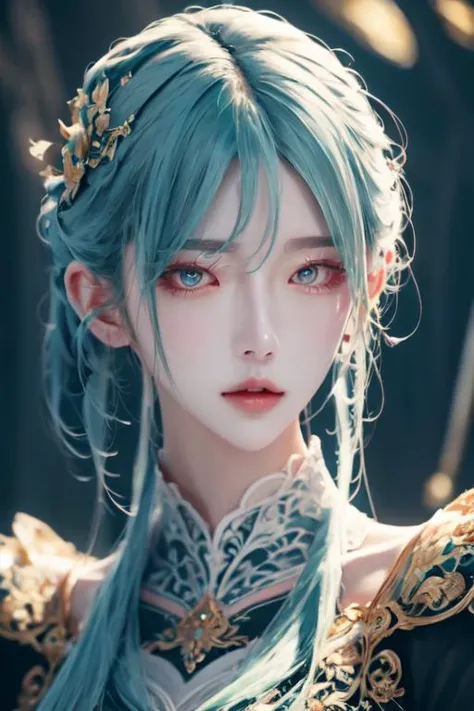 (otherworldly), highly insanely detailed, masterpiece, top quality, best quality, highres, 4k, 8k, RAW photo, (very aesthetic, beautiful and aesthetic), 1girl, solo, <lora:BLGirl_R001_ShenHe:1>, portrait, (fantasy world)