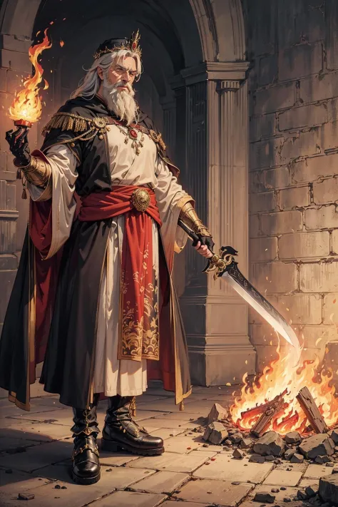 Gwyn, Lord of Cinder, is a powerful and ancient being who once ruled over the world of Dark Souls. He has a majestic appearance ...