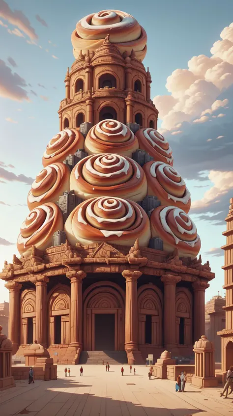 CinnamonBunStyle um templo afrofuturista, pulsando com energia vibrante em uma cidade africana tecnologicamente avançada, (obra de arte:1.3) (melhor qualidade:1.2) (alta qualidade:1.1)