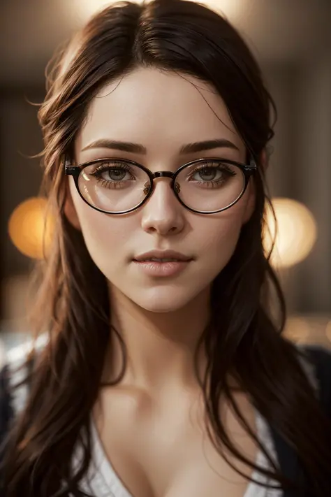 glasses, <lora:Aesthetic-Portrait-V2:1>, (sharp focus:1.2), portrait, ((posing)), (beautiful face:1.1), detailed eyes, luscious ...