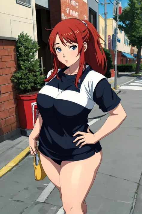 1girl,anime style,thick