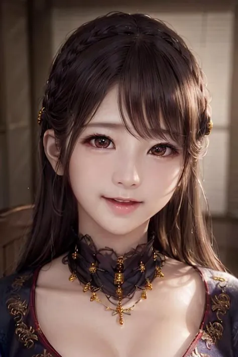 <lora:AV_Kumakura:0.8> kumakura, best quality, professional lighting, super detailed, realistic, beautiful detailed face eyes,
looking at viewer,smile