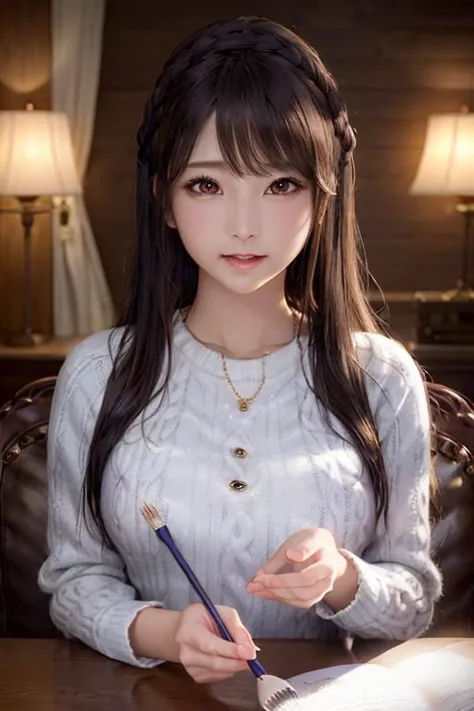 <lora:AV_Kumakura:0.8> kumakura, best quality, professional lighting, super detailed, realistic, beautiful detailed face eyes,
l...