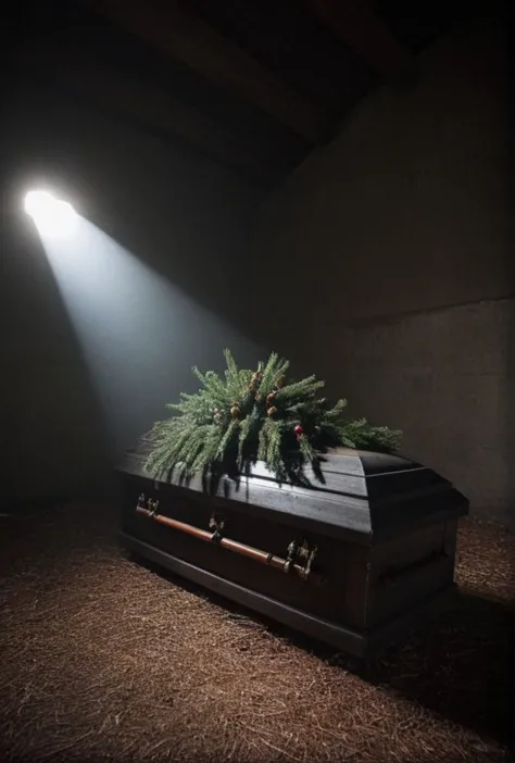 ((Castle royal crypt))((adult sarcophagus casket catafalque pall funerary box pine box pine drape inside coffin))(epic dramatic ...