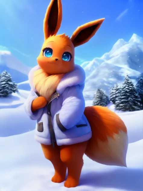 uploaded on e621, (kemono, anime anthro, anime furry), (female anthro eevee), young adult, gorgeous, photo model, ultra cute face, innocent face, playful, snout, soft and fluffy fur, (detailed fluffy fur texture:1.1), realistic fur, fur simulation, cute fa...