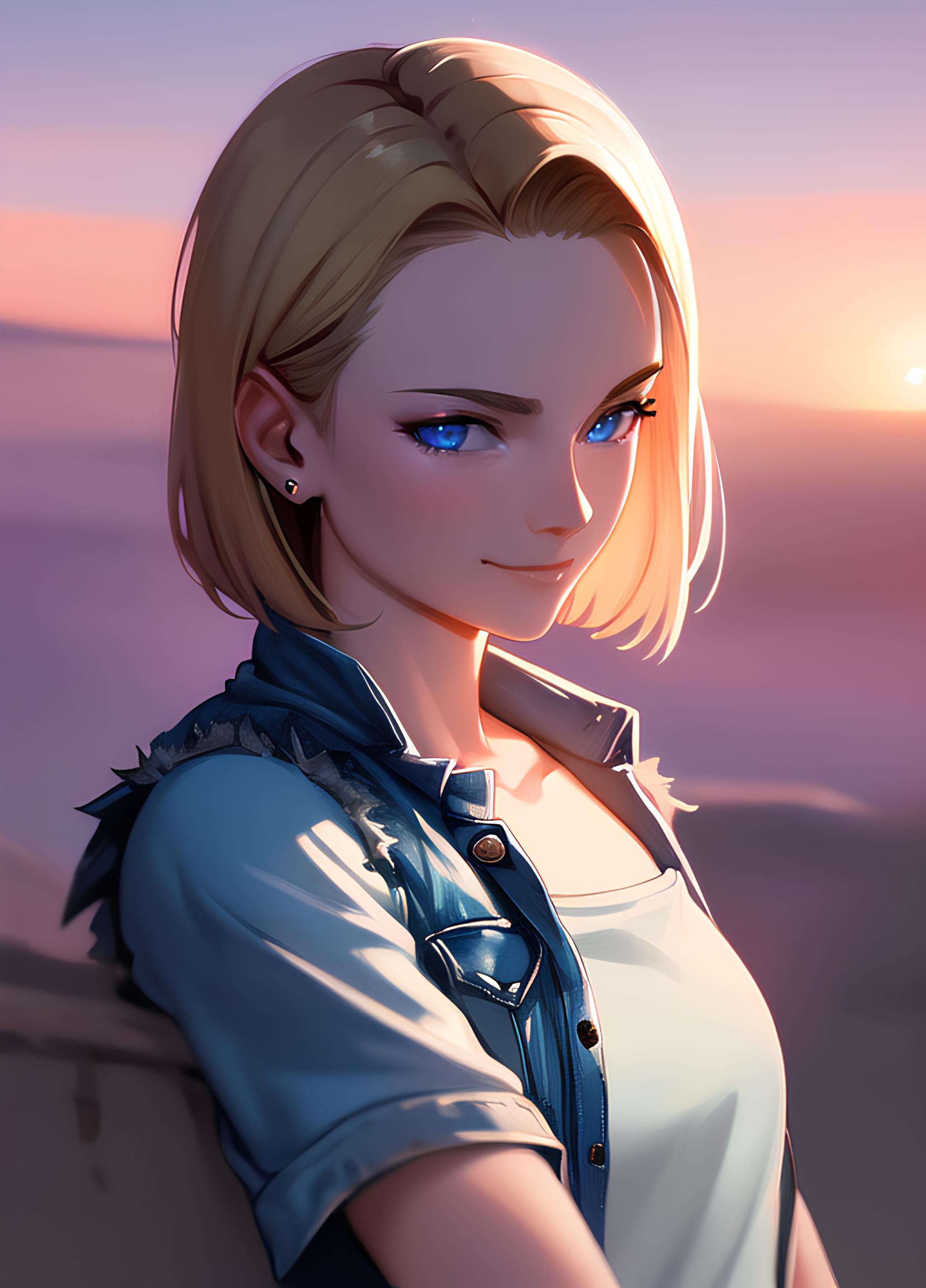 Android 18 (Dragon Ball) LoRA - SeaArt AI Model