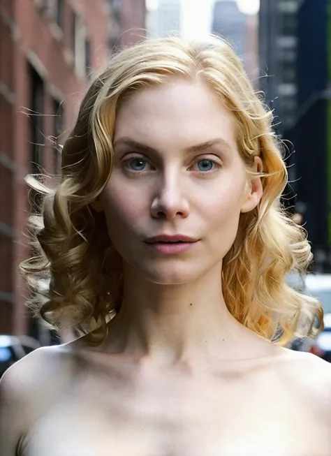 photo of sks woman, pale skin, working class in new york city, upper body, detailed skin, 20 megapixel, canon eos r3, detailed skin, detailed, detailed face, <lora:locon_elizabeth_v1_from_v1_64_32:1.25>