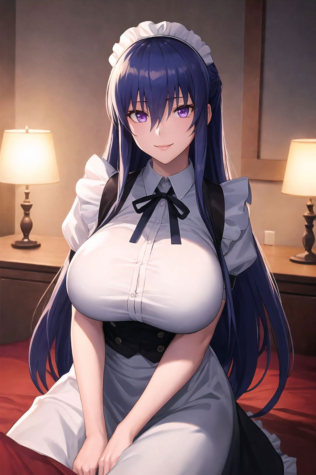 Verstecken, muskulös, Frau mit Muskeln, riesige Brust pov, Hentai - SeaArt  AI
