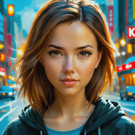 by  Kieron Gillen , by Alena Aenami, by Mandy Jurgens, by Jeremiah Ketner, adorable 18 year old woman, digital painting <lora:di...