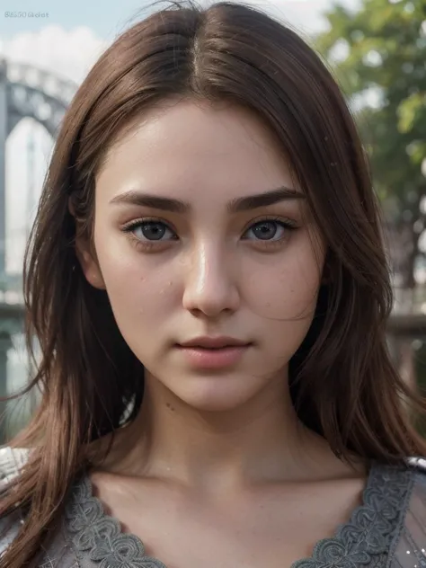 Hyperrealistic art of girl 21 yo, (establishing shot:1.5), Taiwan, skin color pale brown (face:Square Round Face, Deep-Set Eyes,...