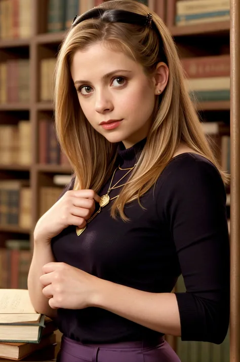 Buffy Summers as a librarian