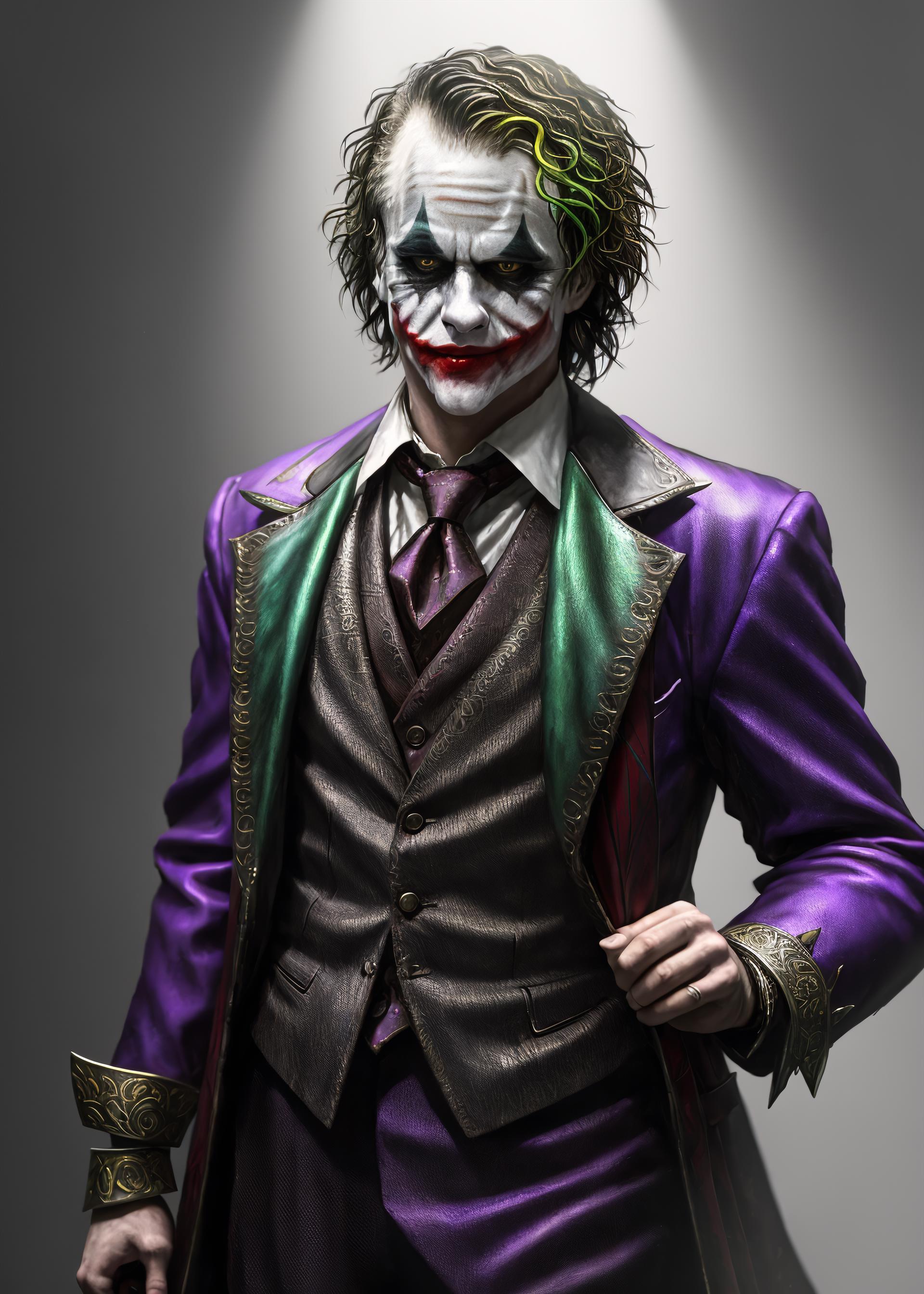 A Joker, epic, (realistic:1.35 - SeaArt AI