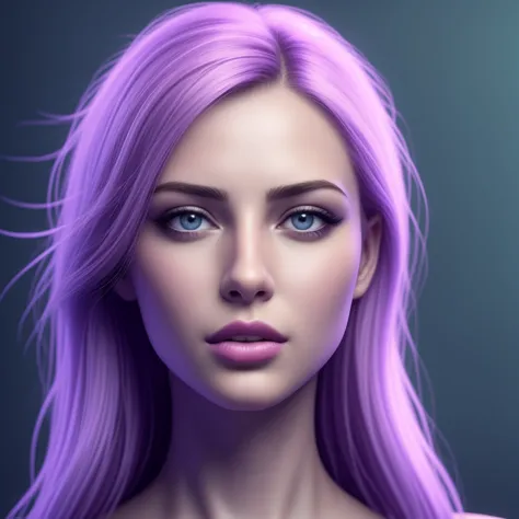 lightning strikes, abstract, high quality, UHD, Luminous Studio graphics engine, violet, cyan, octane render, cloudy haze, fiery members, beautiful blonde portrait