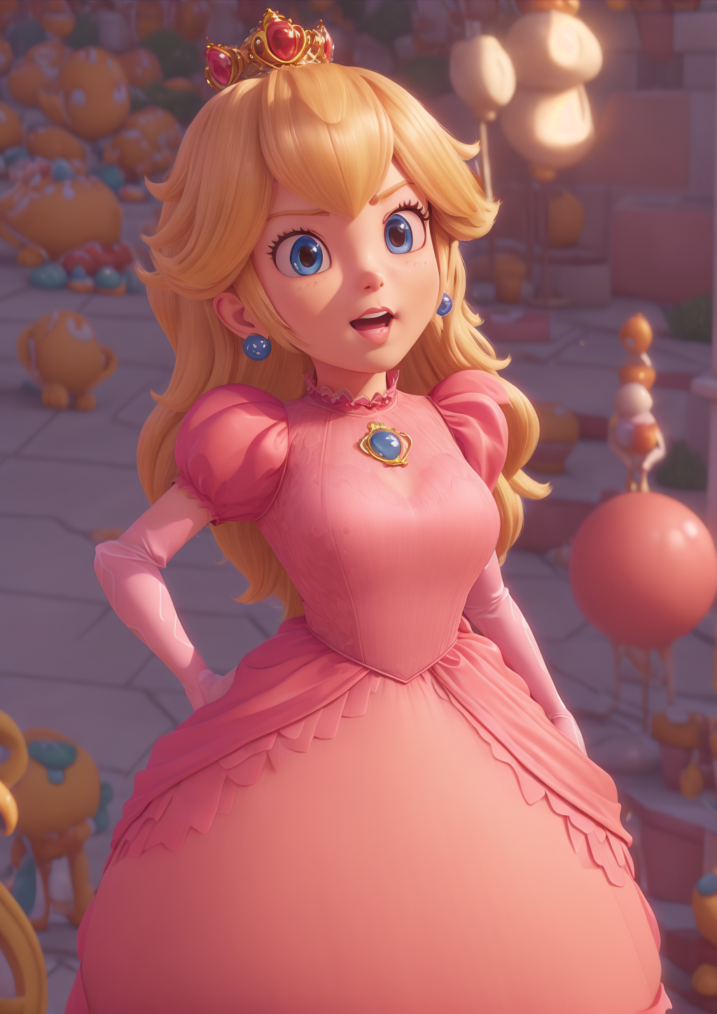 Princess Peach (Mario Movie) - SeaArt AI Model