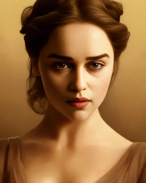 emiliaclarke woman intricate, elegant, highly detailed, digital painting, artstation, concept art, smooth, sharp focus, illustra...