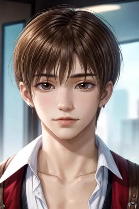 masterpiece, best quality, photorealistic, 1boy, solo, male focus, looking at viewer, , , , , <lora:haruka_fukagawa:0.72>, haruka_fukagawa, brown hair, brown eyes, , , fantasy,