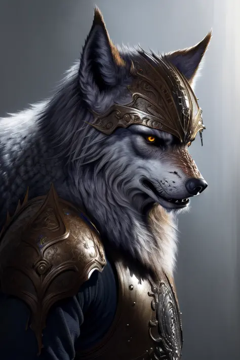 <lora:hipoly3DModelLora_v10:0.8>,(realistic:1.3), intricate details,painting \(artwork\), ((masterpiece,best quality)), ((cinematic light)), werewolf,hybrid,hyperealistic,  scary, dark fantasy  \(style\), detailed armor, detailed helmet
