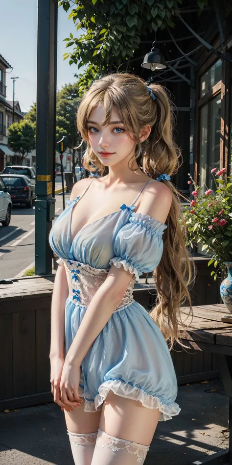 Blue Cute&Sexy Dress || 蓝色纯欲公主裙
