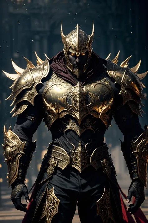 <lora:hades_armor_v3:0.7>
masterpiece, best quality, intricate details, highly detailed raw photography, photorealism, photorealistic, Real-Time Ray Tracing lighting, volumetric lighting, volumetric shadows, 8k-perfect-octane
young man in Satin Sheets Gold hades_armor, shoulder armor, pauldrons, breastplate, armor reflexions, red scarf, undercut, letter pose, perfect sharp eyes, long metal demon wings, muscular body, screaming simple with
A place located in the year 1900 with influence of Baroque and Neo-Gothic architecture, Bokeh Background Lights, lighting particles in the air concept