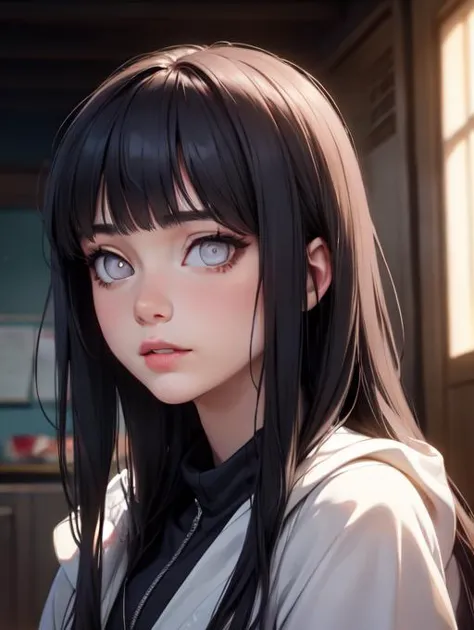 (masterpiece, best quality), 1girl,  <lora:hyuuga_hinata-10:0.8> hyuuga_hinata-10, 1girl, grey eyes, detailed skin, ultra realistic 8k cg, picture-perfect face, flawless, clean, masterpiece, professional artwork, famous artwork, cinematic lighting, cinematic bloom, <lora:more_details:0.2>