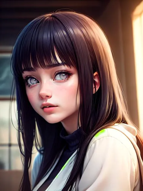 (masterpiece, best quality), 1girl,  <lora:hyuuga_hinata-10:0.8> hyuuga_hinata-10, 1girl, grey eyes, detailed skin, ultra realistic 8k cg, picture-perfect face, flawless, clean, masterpiece, professional artwork, famous artwork, cinematic lighting, cinematic bloom, <lora:more_details:0.2>